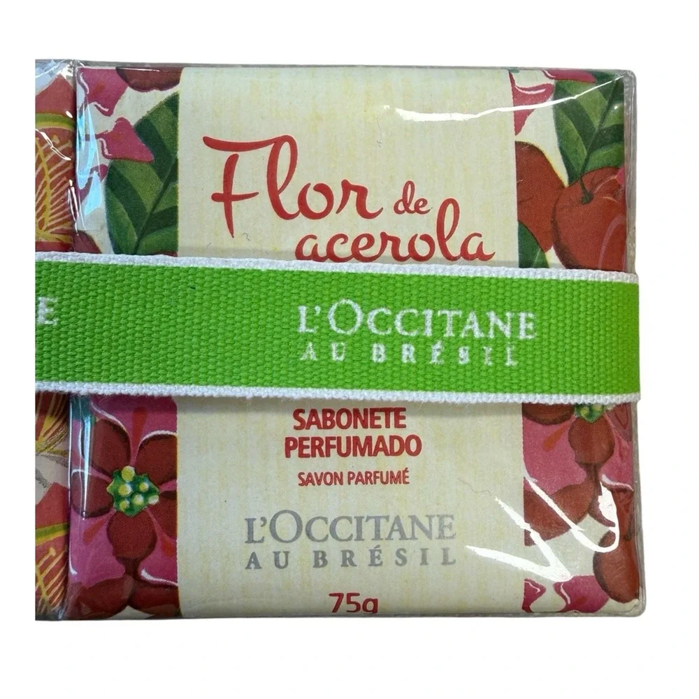 L'OCCITANE AU BRESIL Perfumed Soap Carambola Goaiba Acerola 75g Each New in Pkg